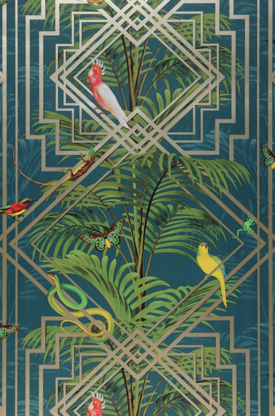 Tapete Grace Wasserblau 4 Tapete Grace Wasserblau – Bild 2