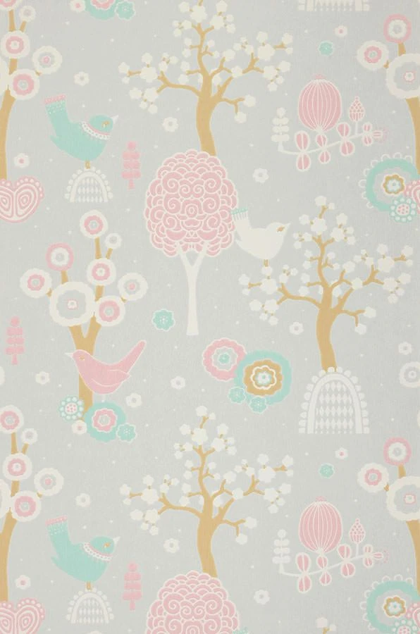 Tapete Körsbärsdalen Hellbraunbeige 4 Tapete Körsbärsdalen Hellbraunbeige – Bild 2