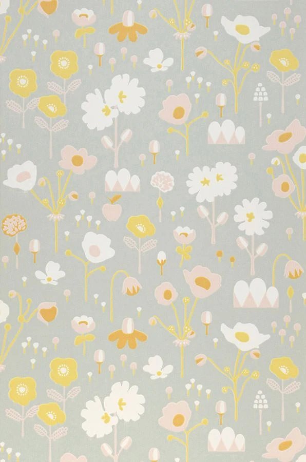 Tapete Bloom Grau 4 Tapete Bloom Grau – Bild 2