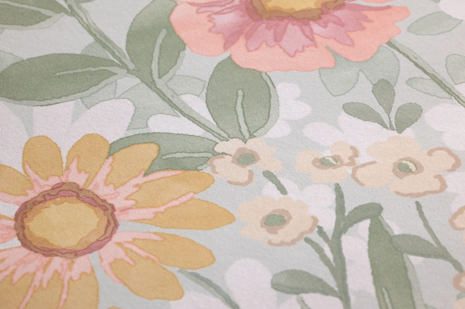 Tapete Dorea Blassgrün 4 Tapete Dorea Blassgrün – Bild 2