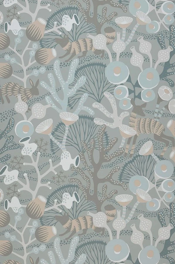 Tapete Serena Hellgrau 4 Tapete Serena Hellgrau – Bild 2