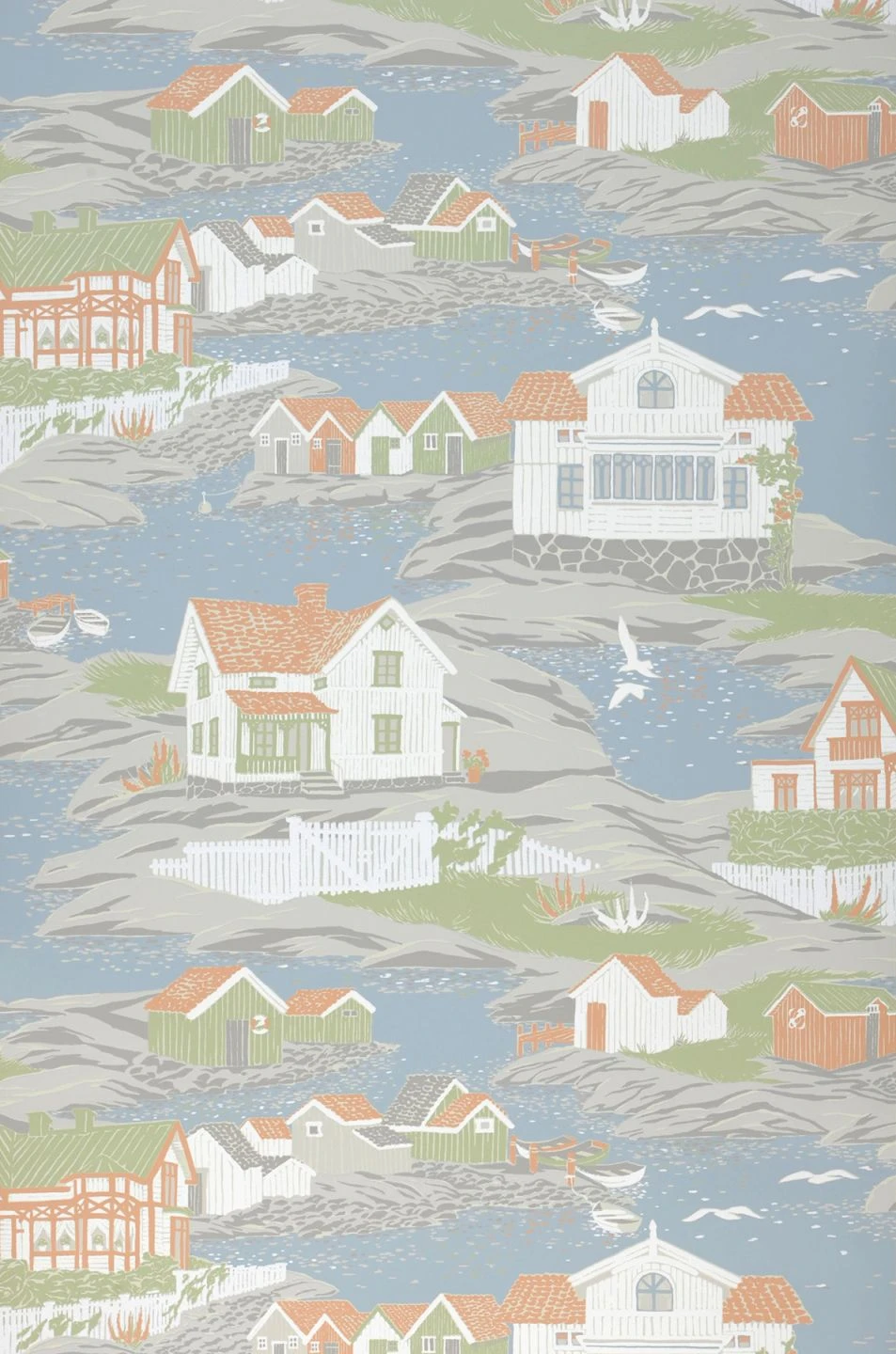 Tapete Cordelia Hellgraublau 3 Tapete Cordelia Hellgraublau