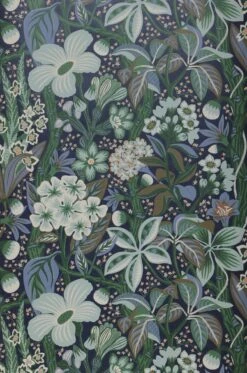 Tapete Fanfara Dunkelblau