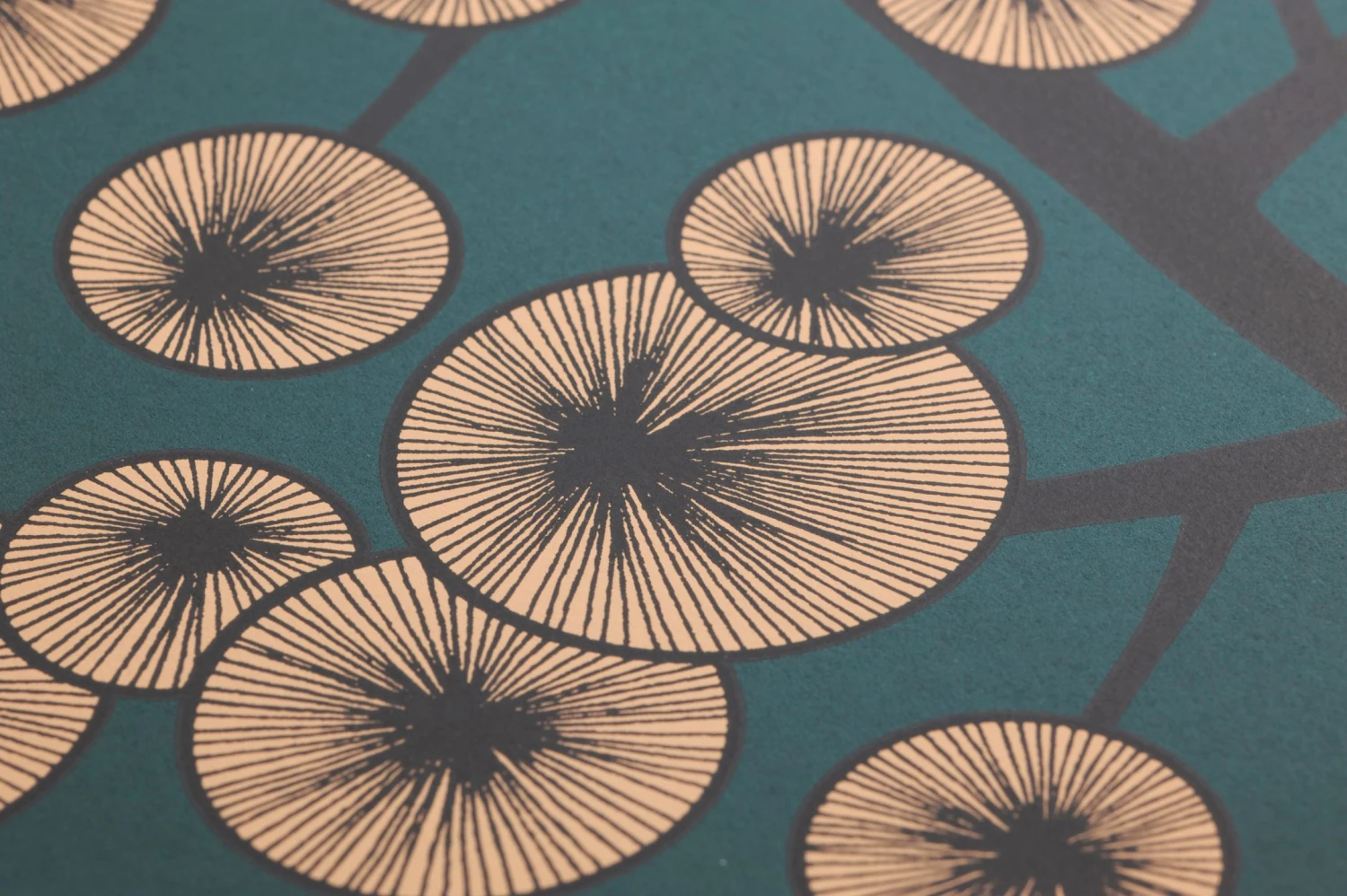 Tapete Cotton Tree Blaugrün 5 Tapete Cotton Tree Blaugrün – Bild 3