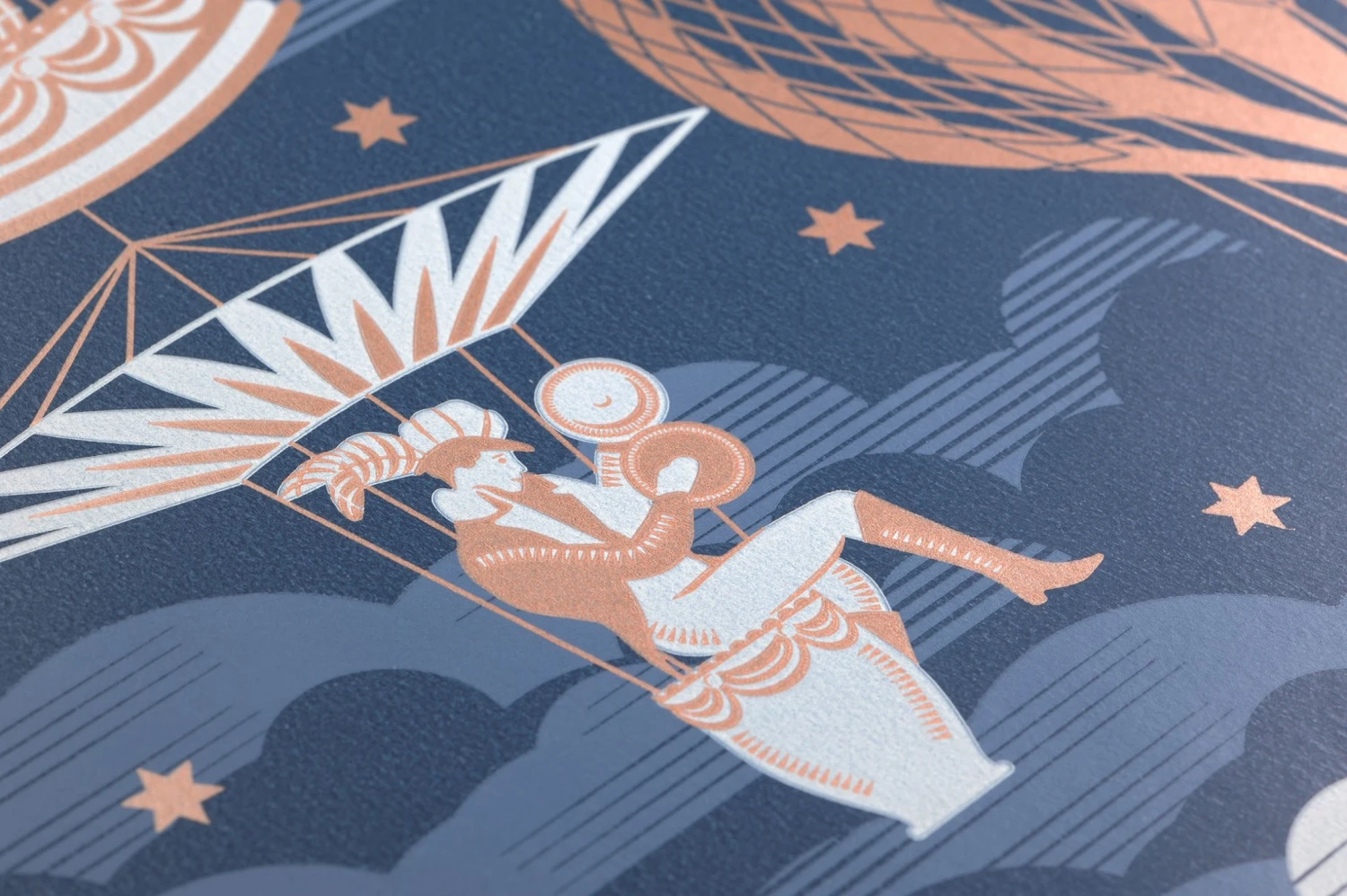 Tapete Rosi Dunkelblau 5 Tapete Rosi Dunkelblau – Bild 3