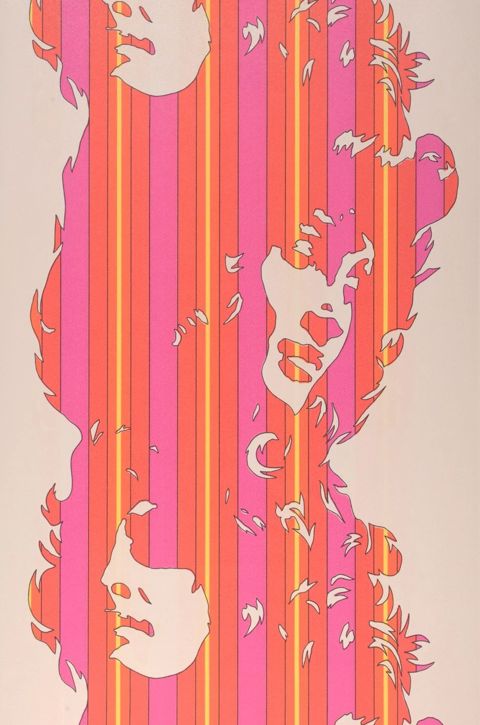 Tapete Beauty Rotorange 4 Tapete Beauty Rotorange – Bild 2