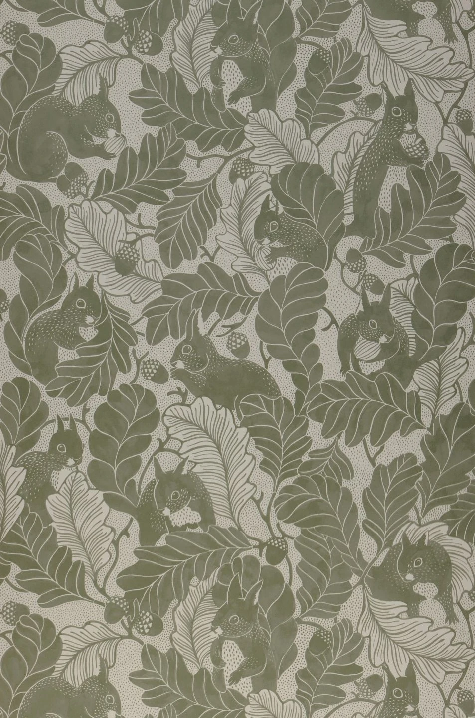 Tapete Oak Tree Tails Blassolivgrün 4 Tapete Oak Tree Tails Blassolivgrün – Bild 2