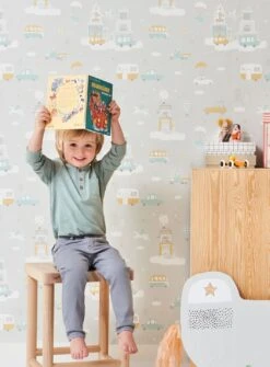 Tapete Above The Clouds Weissgrau -Wallpaper-Featured-Store Above the clouds C 389281 2880x1440