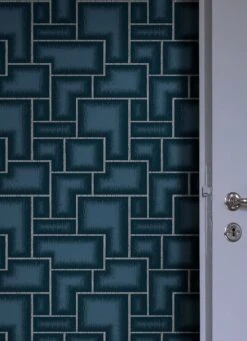 Tapete Adornado Grünblau