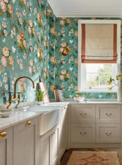 Tapete Amalfi Türkisblau -Wallpaper-Featured-Store Amalfi D 462941 2880x1440