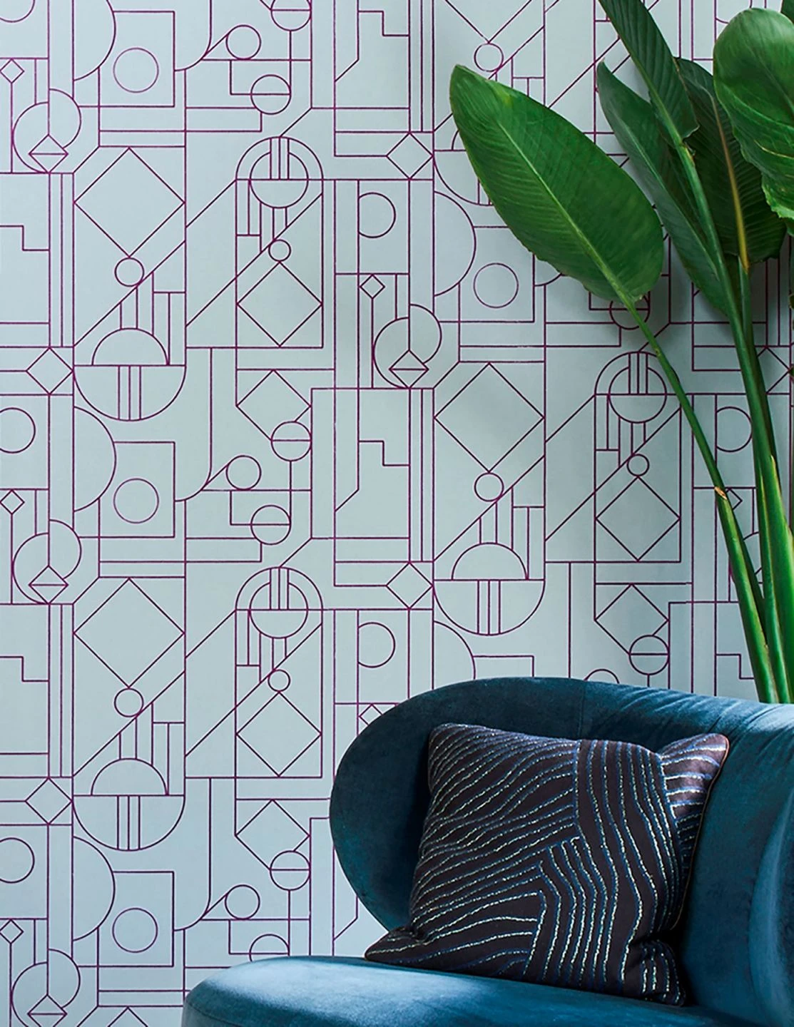 Tapete Arisa Violett 3 Tapete Arisa Violett