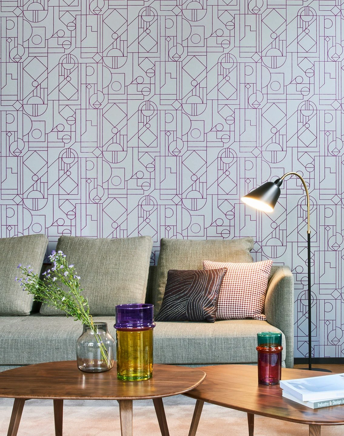 Tapete Arisa Violett 6 Tapete Arisa Violett – Bild 4