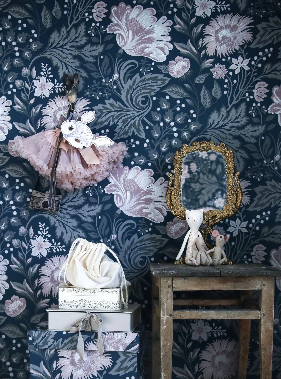 Tapete Ava Blaugrün 7 Tapete Ava Blaugrün – Bild 5