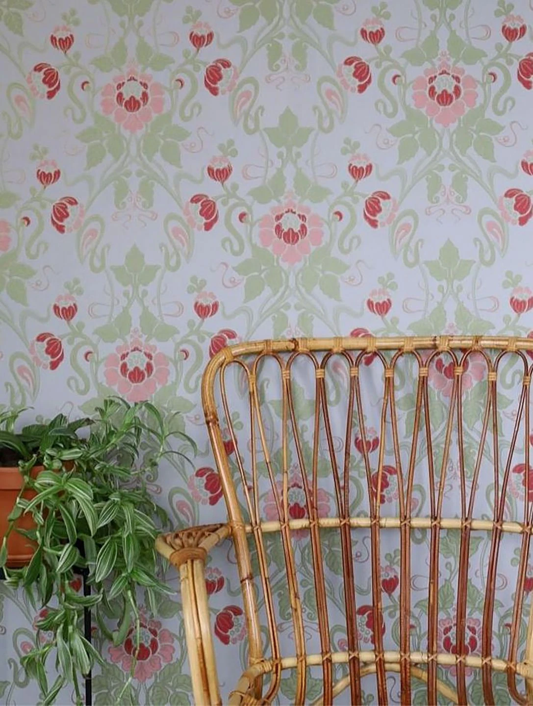 Tapete Clothilde Hellgrün 3 Tapete Clothilde Hellgrün