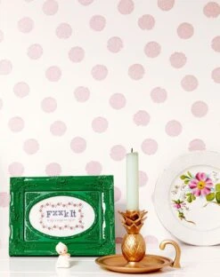 Tapete Corbetta Hellrosa Glitzer