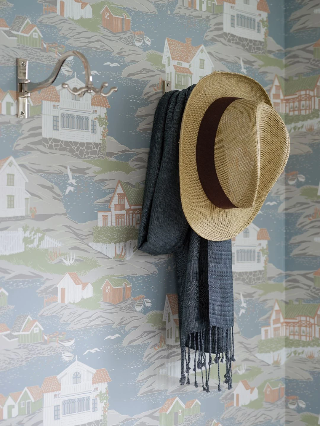 Tapete Cordelia Hellgraublau 4 Tapete Cordelia Hellgraublau – Bild 2