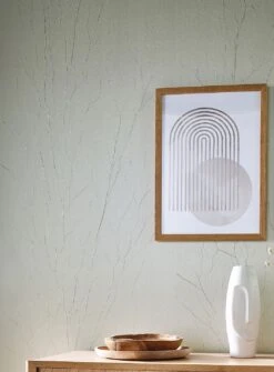 Tapete Crush Tree 06 Grauweiss Schimmer