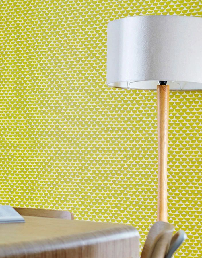 Tapete Darja Gelbgrün 3 Tapete Darja Gelbgrün