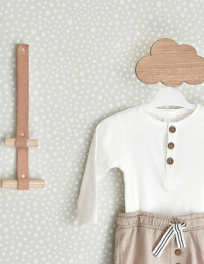 Tapete Dots Blassgrau 3 Tapete Dots Blassgrau