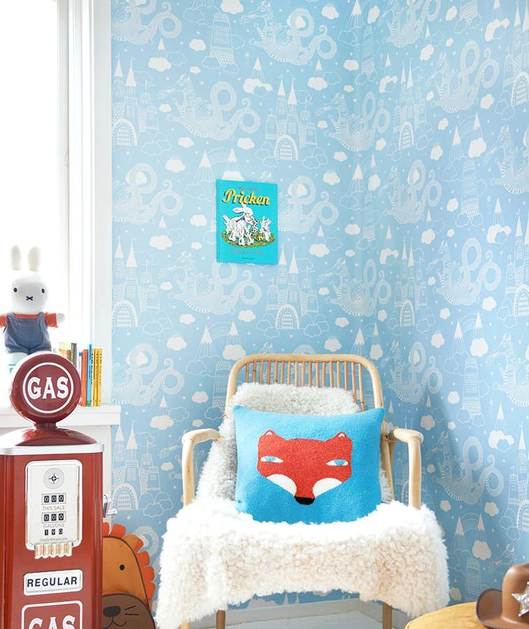 Tapete Drakhimlen Hellblau 5 Tapete Drakhimlen Hellblau – Bild 3