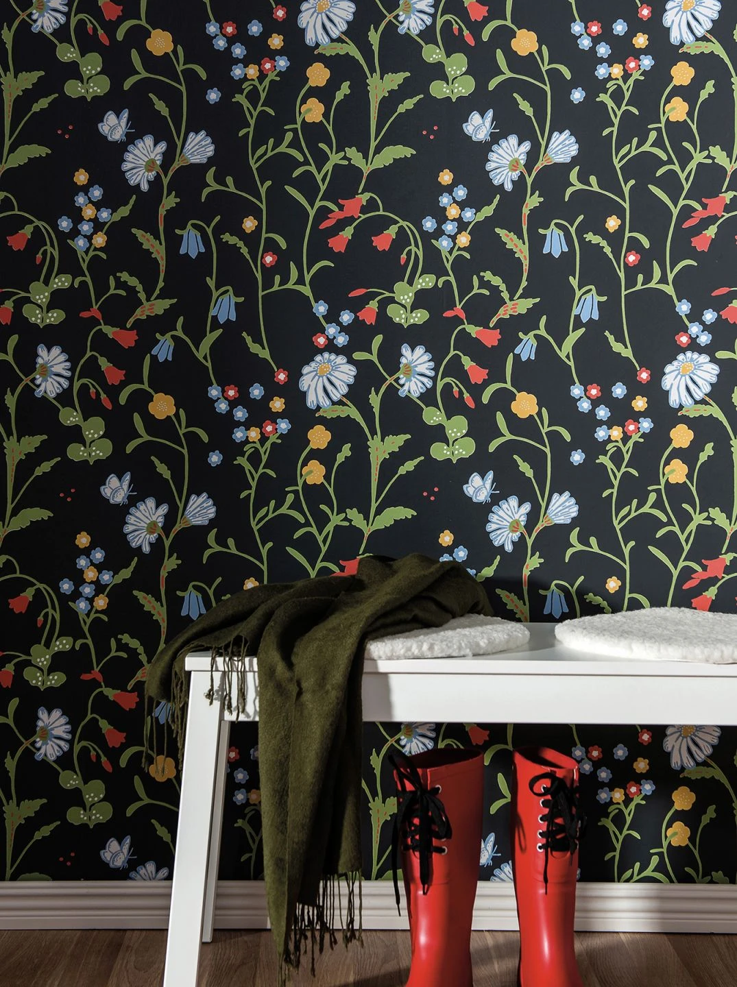 Tapete Eilis Anthrazit 5 Tapete Eilis Anthrazit – Bild 3