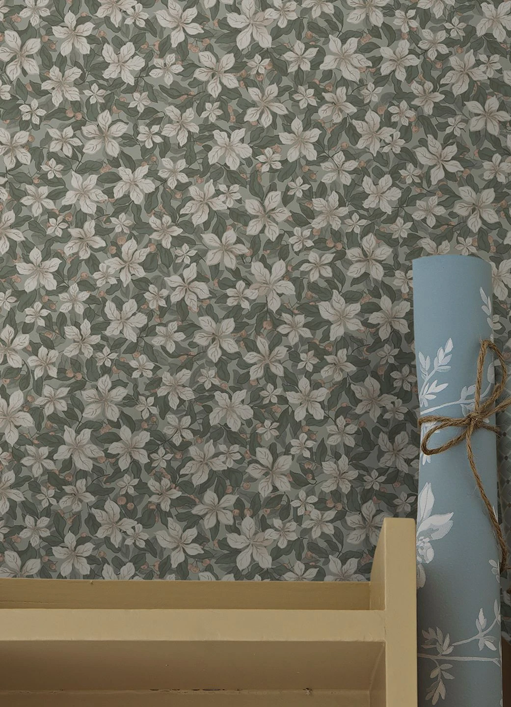 Tapete Elin Kieferngrün 3 Tapete Elin Kieferngrün