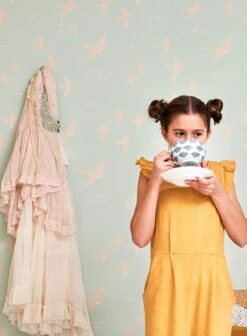 Tapete Follow The Wind Blassgrün -Wallpaper-Featured-Store Follow the wind B 389291 2880x1440