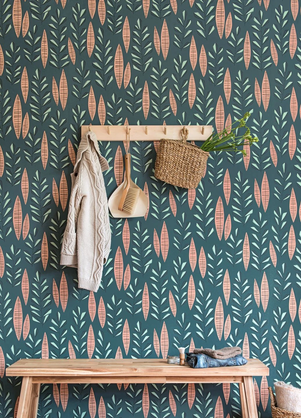 Tapete Garden City Blaugrün 6 Tapete Garden City Blaugrün – Bild 4