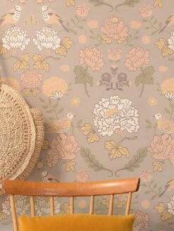 Tapete June Hellgrau