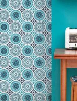 Tapete Marelle Wasserblau 8 Tapete Marelle Wasserblau -Wallpaper-Featured-Store Marelle B 835162 2880x1440