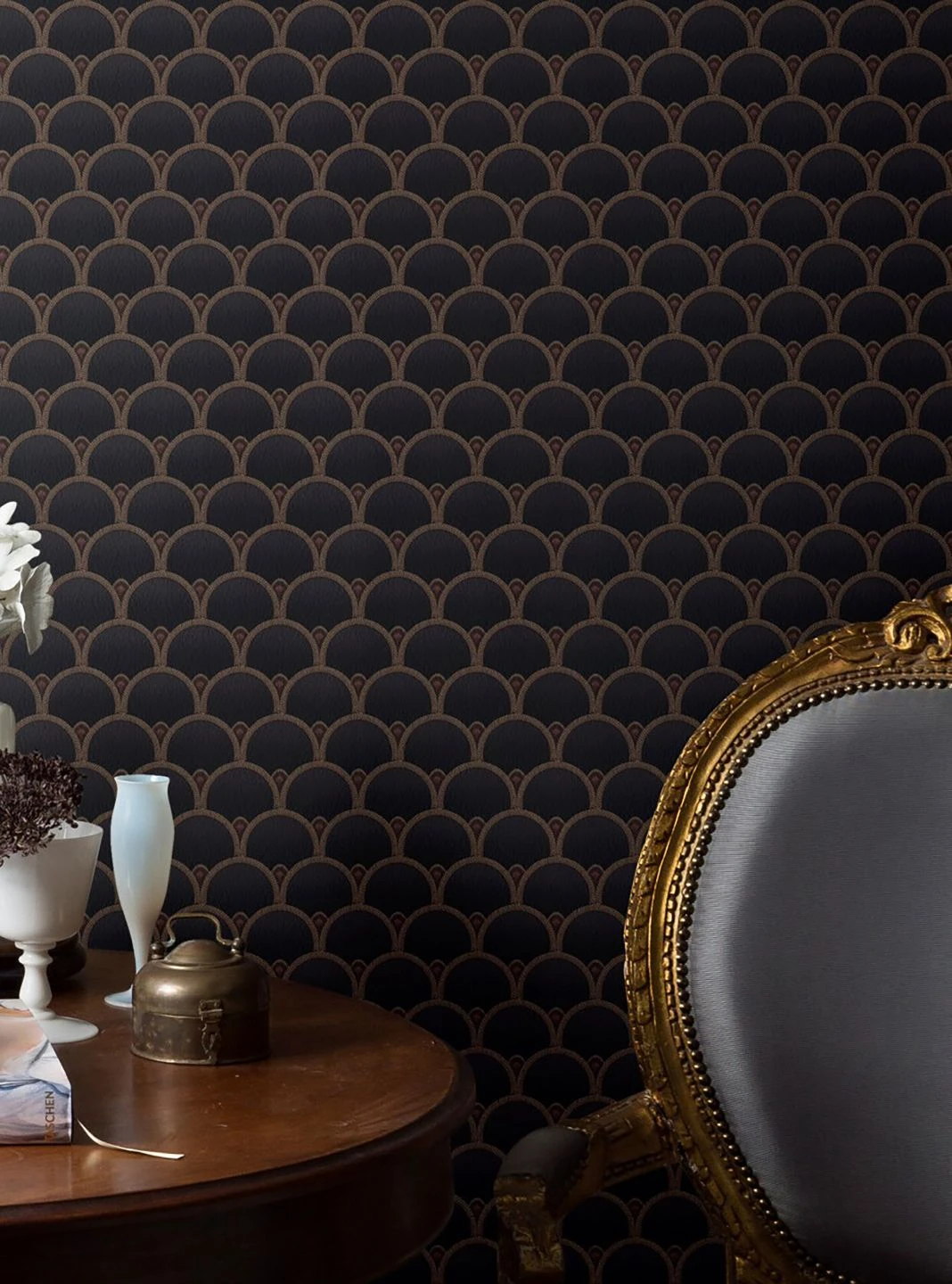 Tapete Moxie Schwarzgrau 5 Tapete Moxie Schwarzgrau – Bild 3