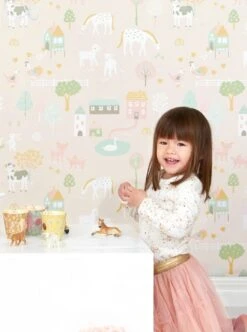 Tapete My Farm Zartrosa -Wallpaper-Featured-Store My Farm C 389323 2880x1440