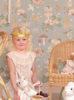 Tapete Old Garden Hellblaugrau -Wallpaper-Featured-Store Old Garden B 389414 2880x1440