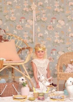 Tapete Old Garden Hellblaugrau -Wallpaper-Featured-Store Old Garden D 389414 2880x1440