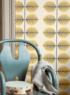 Tapete Panella Hellgelb