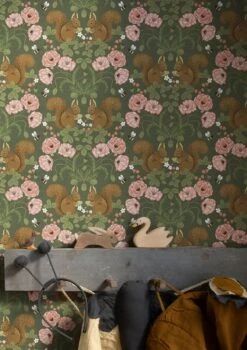 Tapete Pihla Kieferngrün -Wallpaper-Featured-Store Pihla B 485331 2880x1440