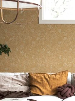 Tapete Pilar Ocker -Wallpaper-Featured-Store Pilar C 451005 2880x1440