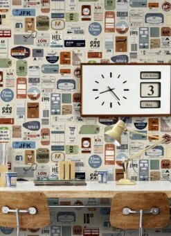 Tapete Vintage Air Travel Eierschale 9 Tapete Vintage Air Travel Eierschale -Wallpaper-Featured-Store Vintage air travel B 835251 2880x1440