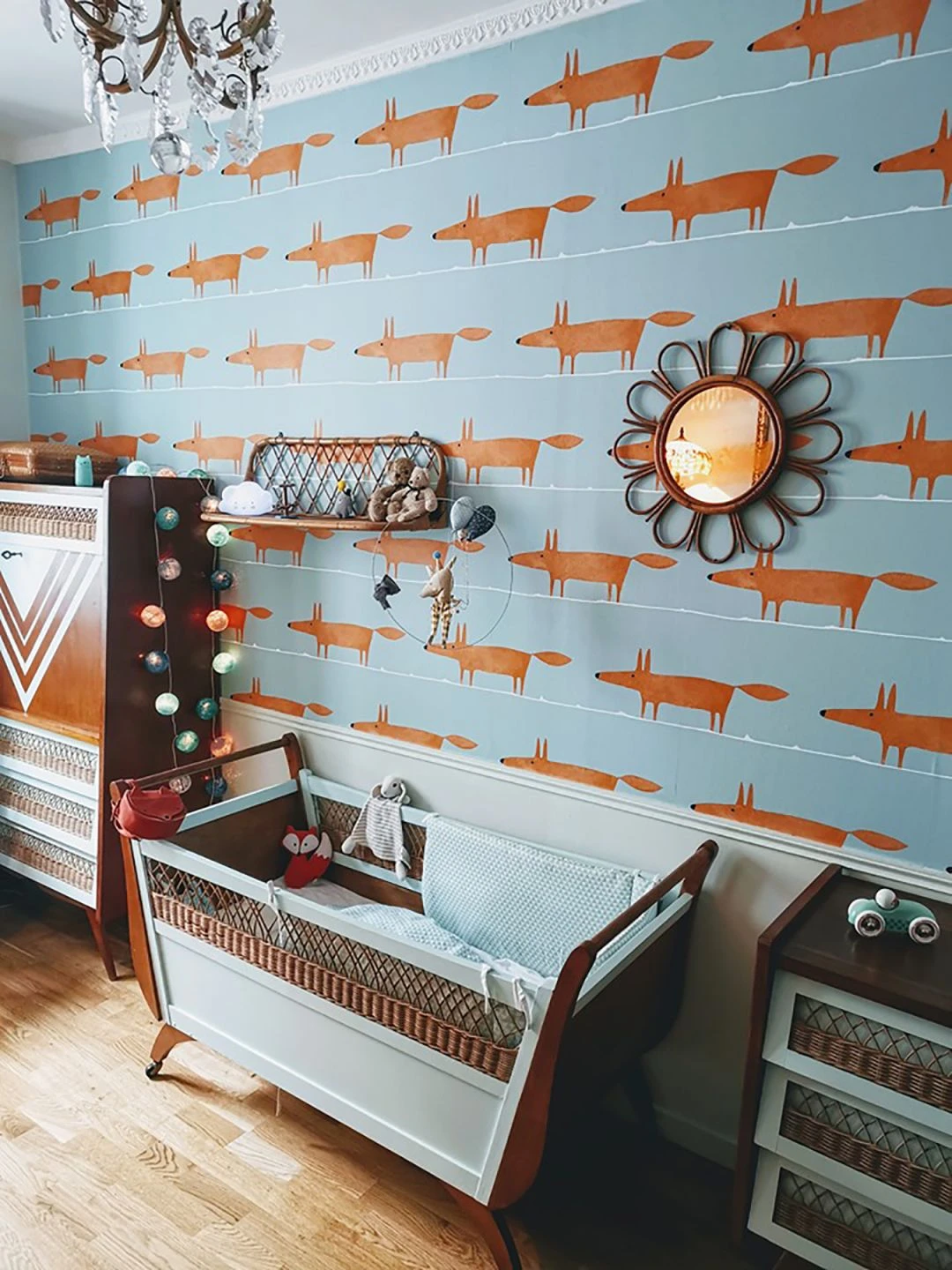 Tapete What Does The Fox Say Blasstürkis 4 Tapete What Does The Fox Say Blasstürkis – Bild 2