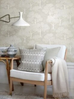 Tapete Woodland Graubeige -Wallpaper-Featured-Store Woodland B 975131 2880x1440