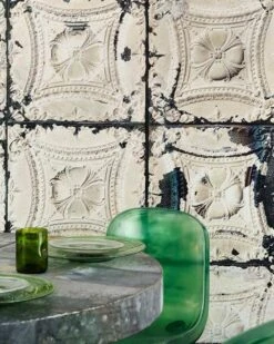 Tapete Brooklyn Tins 01 Elfenbein